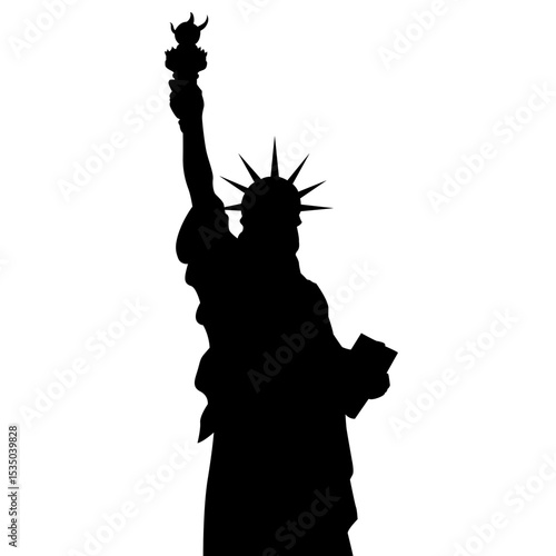 statue of liberty silhouette