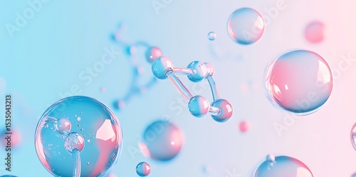 3D Render of DNA Double Helix – Biotechnology Concept Background, DNA Strand Structure – Genetics and Molecular Science Visualization, Futuristic DNA Helix – Genetic Engineering and Innovation





