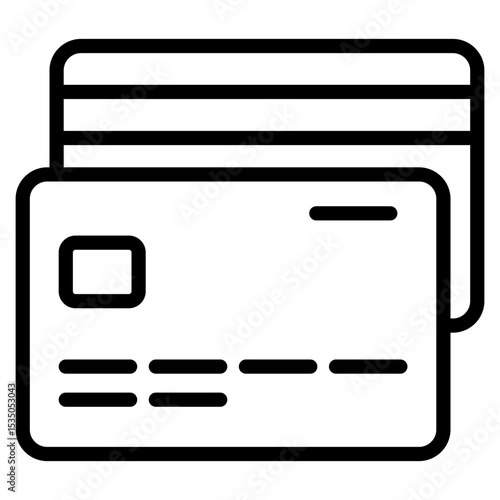 Credit Card  Icon Element For Design