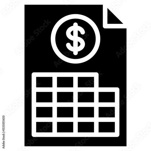 Invoice  Icon Element For Design