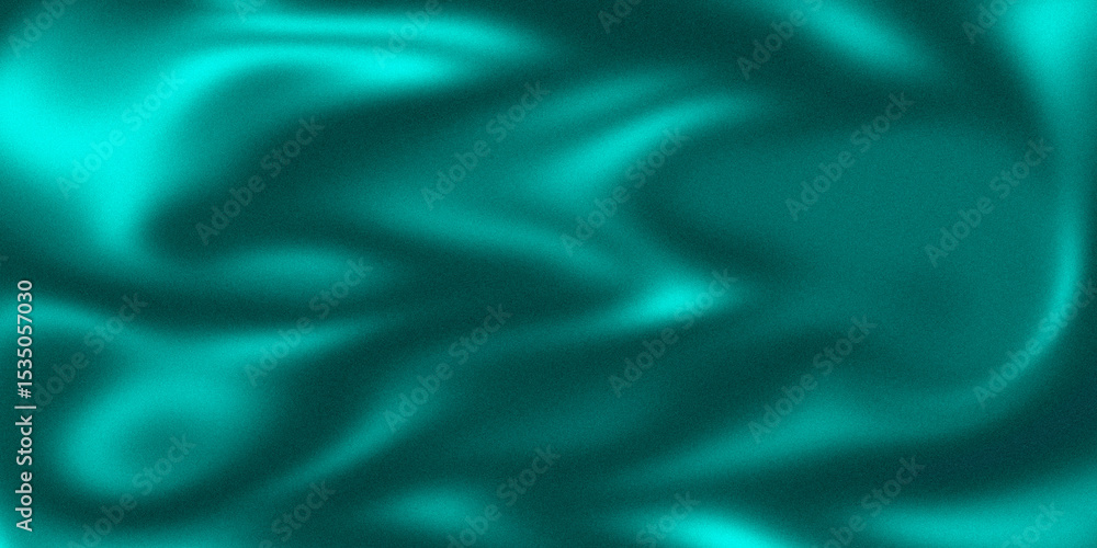 Fototapeta premium Abstract teal silk drape background texture image