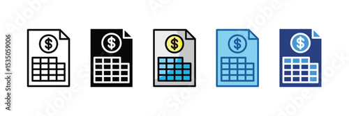 Invoice  Icon Element For Design