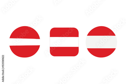Free Download Austrian flag icon set a single high resolution graphic featuring the austrian national flag in an icon format - GFXLoad
