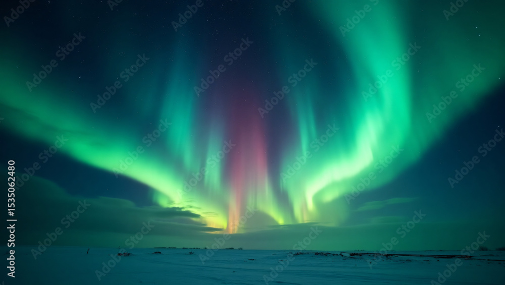 Naklejka premium northern lights 420