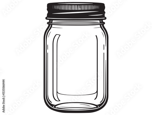 MASON JAR SILHOUETTE