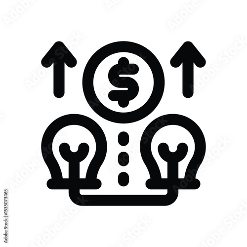 leverage line icon. Clean and minimalist vector icon for websites, mobile apps, presentations, and logos. Fully scalable and customizable for any project.