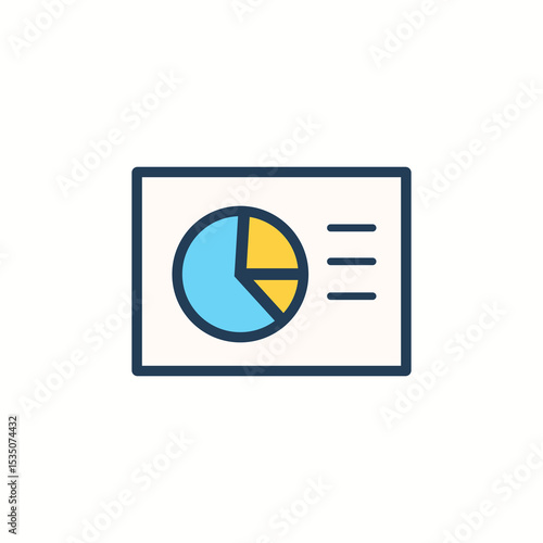 Pie chart analytics icon for business statistics, data analysis dashboard, infographic reports, performance review, and digital office interface tools Free Download Pie chart analytics icon for business statistics, data analysis dashboard, infographic reports, performance review, and digital office interface tools - GFXLoad