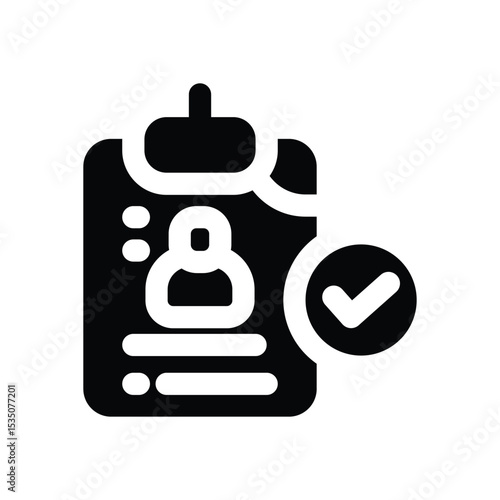 access card glyph icon. Strong and solid vector icon for websites, mobile interfaces, presentations, and visual branding. High quality and easy to edit.