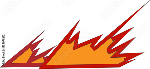 불꽃 그래픽 일러스트 / Flame Graphic Illustration