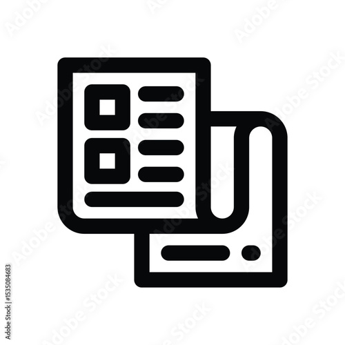 storyboard line icon. Clean and minimalist vector icon for websites, mobile apps, presentations, and logos. Fully scalable and customizable for any project.