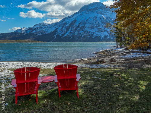 Parc national des lacs Waterton au Canada 