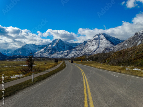 Parc national des lacs Waterton au Canada 