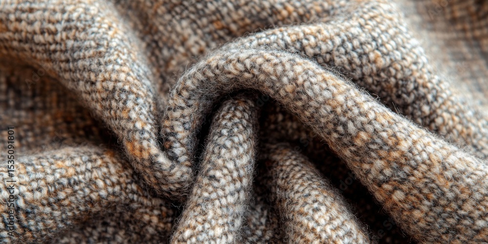 Soft Brown and Beige Knitted Wool Texture Soft Brown and Beige Knitted Wool Texture