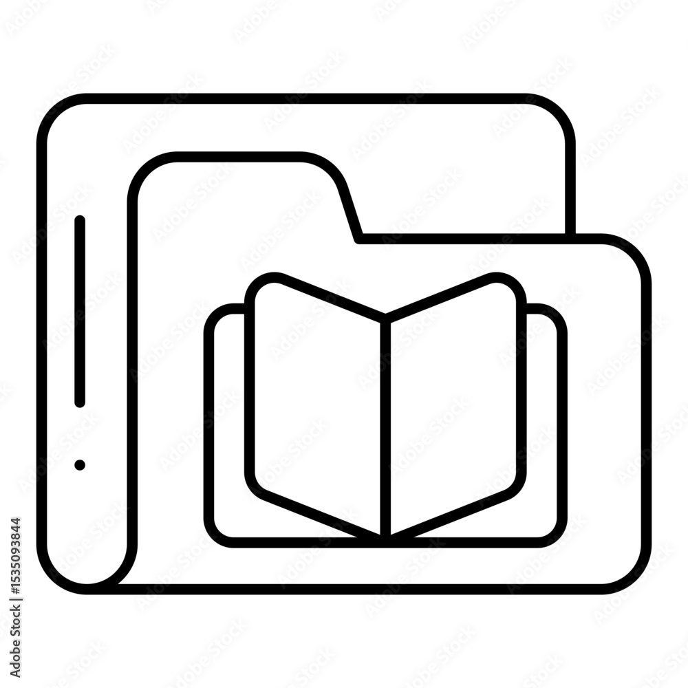 Folder line icon Folder line icon