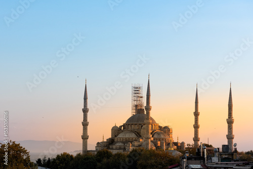 Hagia Sophia Grand Mosque in center of Istanbul, Turkey