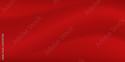 Abstract red gradient background, light and shadow on the backdrop with dimensions, hot tone wall with intense color, horizontal wallpaper. eps 10