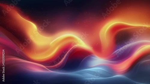 Wallpaper Mural Abstract background with flowing lines and cool tones, symbolizing the long-term security provided by insurance Torontodigital.ca