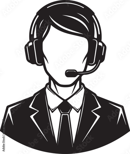 Smiling customer service representatives wearing headsets provide support and communication from a bustling call center office
