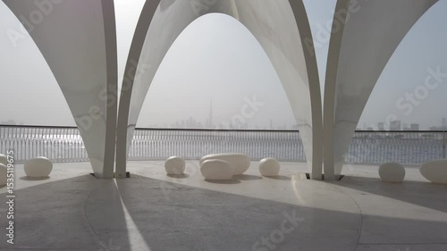 The Beautiful Panoramic View of Dubai City from Dubai Creek Harbour