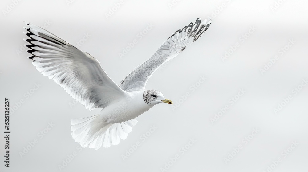 Majestic White Bird in Flight Majestic White Bird in Flight