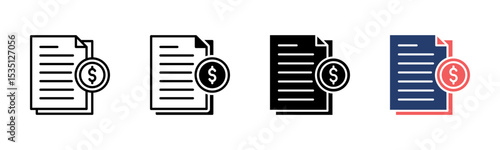 Free Download Financial Report icon sheet multiple style collection - GFXLoad