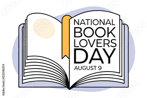 National book lovers day open book icon design vector graphic for celebration