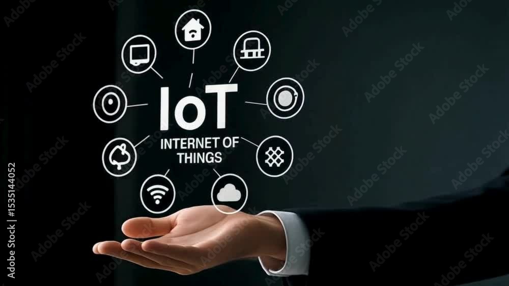 Innovative Internet of Things Concept – Businessman Presents Smart IOT Devices and Integrated Solutions in Futuristic Corporate Setting
Innovative Internet of Things Concept – Businessman Presents Smart IOT Devices and Integrated Solutions in Futuristic Corporate Setting