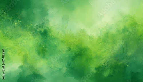 green watercolor background with marbled grunge texture and color splash design marble watercolor blotches in distressed faded illustration
