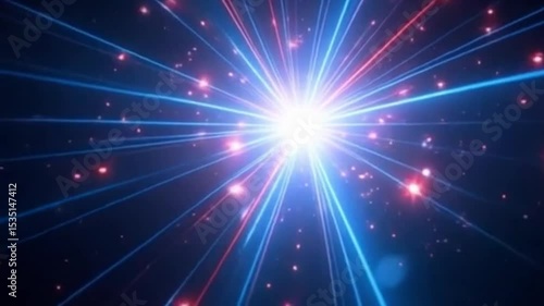 USA American flag animation video effect background