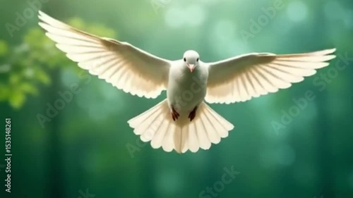 white dove flying Dove in Flight, Symbol of Peace, Hope and Spiritual Purity