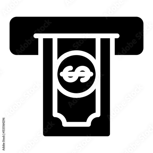 withdraw glyph icon