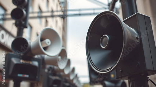 Public announcement loudspeakers