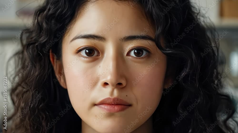 Young female scientist lab portrait close-up Young female scientist lab portrait close-up