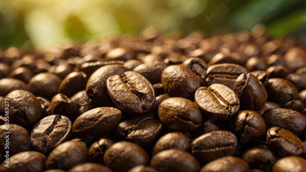 Fototapeta premium Close-up of coffee beans