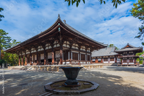 Toshodai-ji Temple is located in Nara City,Nara Prefecture,Japan  is the head temple of the Ritsu Sect of Buddhism in Japan.UNESCO designated as World Heritage Site.