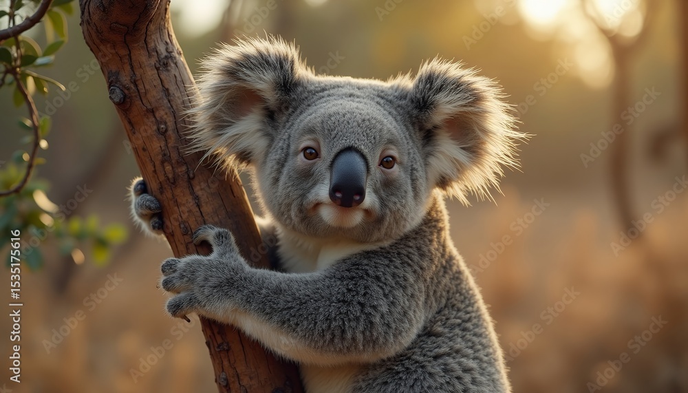 Naklejka premium Koala in Tree