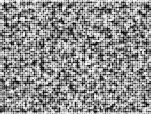 Monochrome Dot Matrix: A Dynamic Pattern of Black Dots on White, Creating Rhythmic Visual Flow in Minimalist Geometric Art,Hypnosis, hallucination