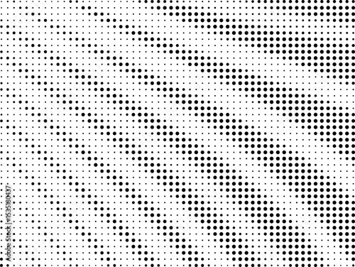 Monochrome Dot Matrix: A Dynamic Pattern of Black Dots on White, Creating Rhythmic Visual Flow in Minimalist Geometric Art,Hypnosis, hallucination