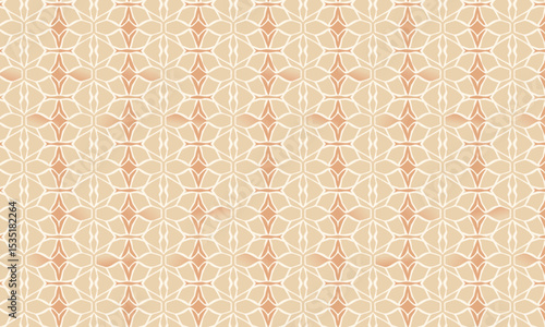 Wallpaper Mural Delicate and Intricate Line Art Lace Pattern in Peach Color Torontodigital.ca