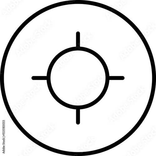 Focus, concentration icons collection. Goal, Target Line icon set. Line icons related to focus and concentration. Vector illustration