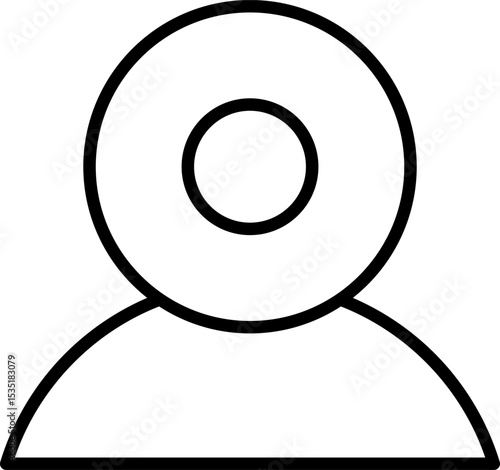 Focus, concentration icons collection. Goal, Target Line icon set. Line icons related to focus and concentration. Vector illustration