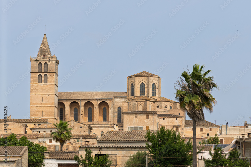 Fototapeta premium church of st mary in sineu