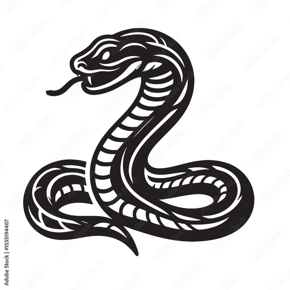 Fototapeta premium Hissing Snake