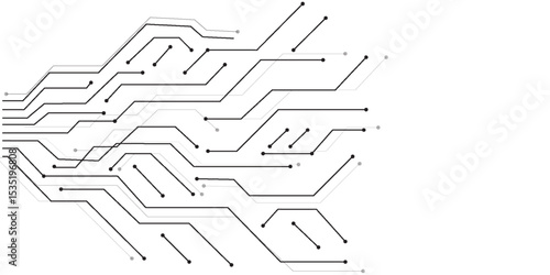 Motherboard technology abstract texture design. Creative idea AI banner concept for internet technology. Software coding. Digital concept for poster, cover, banner, header, web, presentation template.