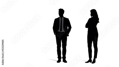 silhouettes of women