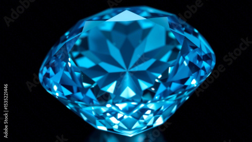 diamond on black background