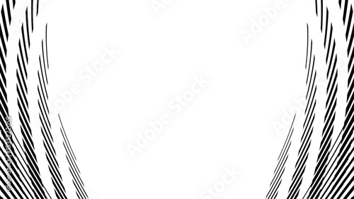 Vector abstract geometric seamless pattern with wave fading lines, tracks, halftone stripes. Extreme sport style illustration, urban art. Trendy monochrome graphic texture. Stylish sports pattern