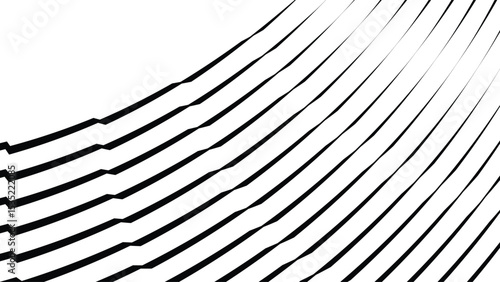 Vector abstract geometric seamless pattern with wave fading lines, tracks, halftone stripes. Extreme sport style illustration, urban art. Trendy monochrome graphic texture. Stylish sports pattern