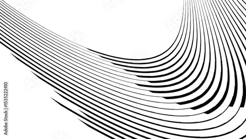 Vector abstract geometric seamless pattern with wave fading lines, tracks, halftone stripes. Extreme sport style illustration, urban art. Trendy monochrome graphic texture. Stylish sports pattern