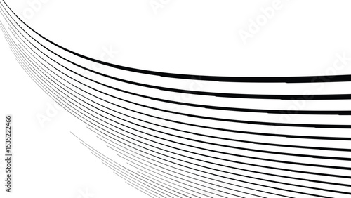 Vector abstract geometric seamless pattern with wave fading lines, tracks, halftone stripes. Extreme sport style illustration, urban art. Trendy monochrome graphic texture. Stylish sports pattern